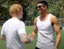 SEE: Gill Has Paani Puri With Ed Sheeran