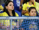 Sakshi, Ziva Attend First CSK Game