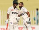 Saim, Saud rescue Pakistan on Day 1 vs Bangladesh