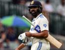 Rohit's Struggles Sink India Deeper