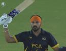 Unsold in IPL, Punjab's Anmolpreet makes history