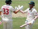 Warner Bids Adieu With 57; Aussies Win