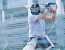 PIX: Captain Rohit hits the nets