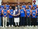 Modi Hosts Breakfast For Champions