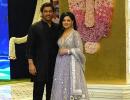 Mr & Mrs Dhoni steal show at Ambani's Pooja ceremony