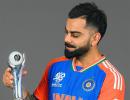 A Special Trophy And Cap For Virat Kohli