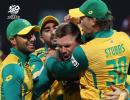 SA score thrilling win over Windies, make T20 WC semis