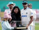 Ashwin And Family Celebrate 100 Tests!