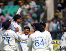 PIX: Spinners, openers put India in control on Day 1