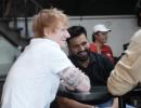 What's brewing between Rohit Sharma and Ed Sheeran?