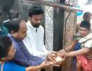 K L Rahul offers prayers at Mahakaleshwar temple