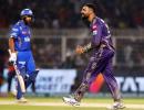 IPL PIX: KKR outclass MI; storm into play-offs