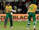 2nd T20I PIX: SA stun India, Varun's heroics in vain