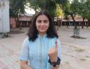 PIX: Manu, Vinesh, Babita, Bajrang Vote