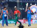 PIX: India crush Bangladesh in first T20I in Gwalior