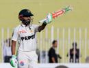 3rd Test: Saud and spinners put Pakistan in charge