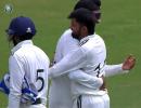 Suthar's spin magic wins the day for India C