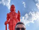 Sehwag Hails Lord Hanuman!