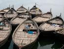 Catamaran fishing in uncharted waters