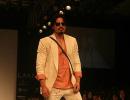 Pooja Bedi walks the ramp at Lakme Fashion Week