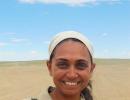 She is the first Indian to cross the Gobi desert