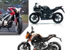 IN PICS: Pulsar 200NS takes on KTM and Honda CBR!