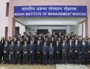 First batch of IIM-Rohtak bags highest salary of 28.5L