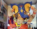 UNUSUAL PICS: Ganesha idols made of pencils, modaks and more!