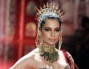 Too much! Ravishing Kangna, Nargis at Bridal Week