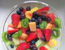 Recipe: Fresh Cut Fruits with Orange-Vanilla syrup