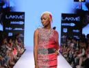 The first Nigerian model at Lakme Fashion Week