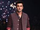 Heartthrob Ranbir walks for Kunal Rawal