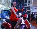 Electrifying! Bikes and models at Auto Expo