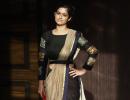 How to wear a sari to fashion week!