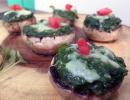 Recipe: Makai Saag Baked Mushroom