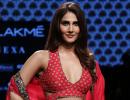 Vaani Kapoor is a blushing bride in red