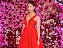 Ravishing in red! Alia's super-hot look