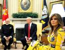 When Melania Trump meets world leaders