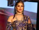 WOW! Sunny Leone is a royal bride in blue