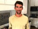 What does Michael Phelps eat for lunch?