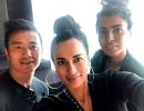 Pics: When football star Bhaichung Bhutia turned models into fangirls