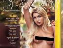 Smoking hot! Giuliana Farfalla strips for Playboy cover