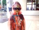 Monsoon pix: Young swag in rain gear