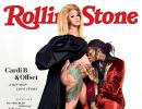 Cardi B bares baby bump on Rolling Stone cover