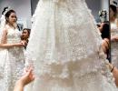 Photos! These dresses are made of toilet paper