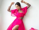 Malaika is the ultimate fashion girl in pink