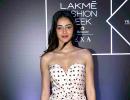 Ananya Panday glams up the red carpet