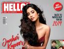 Red hot! Janhvi Kapoor gets flirty in a strapless dress