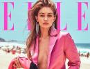 Pretty in pink! Gigi Hadid goes bold for Elle