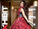 Jacqueline puts on a sizzling display in red